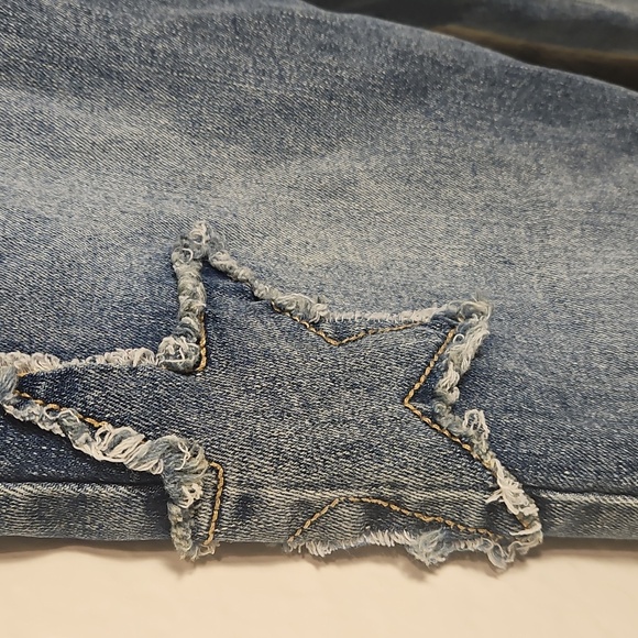 Star Embellished Blue Jeans - Picture 9 of 9